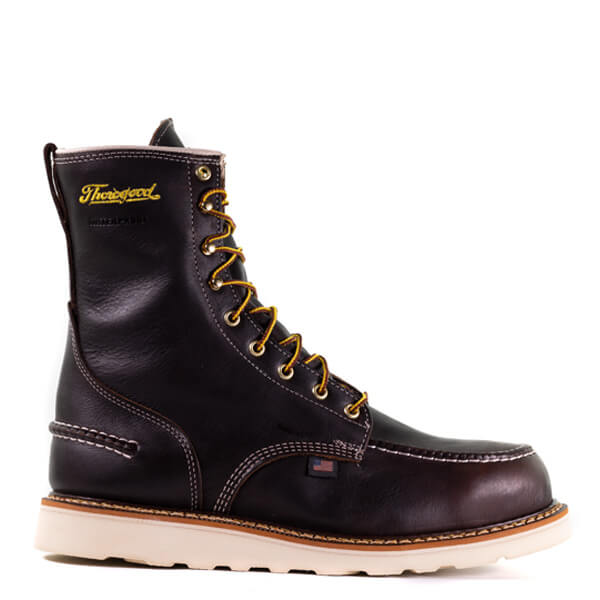 Thorogood 1957 Series Mens 9.5D Dark Brown 8in Waterproof Steel Toe Boots Thorogood Men main image 4