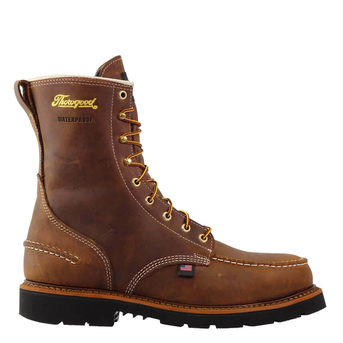 Thorogood Men's 8" 1957 Series Waterproof Crazyhorse Moc Toe Work Boots - 814 - 3890 - 8D