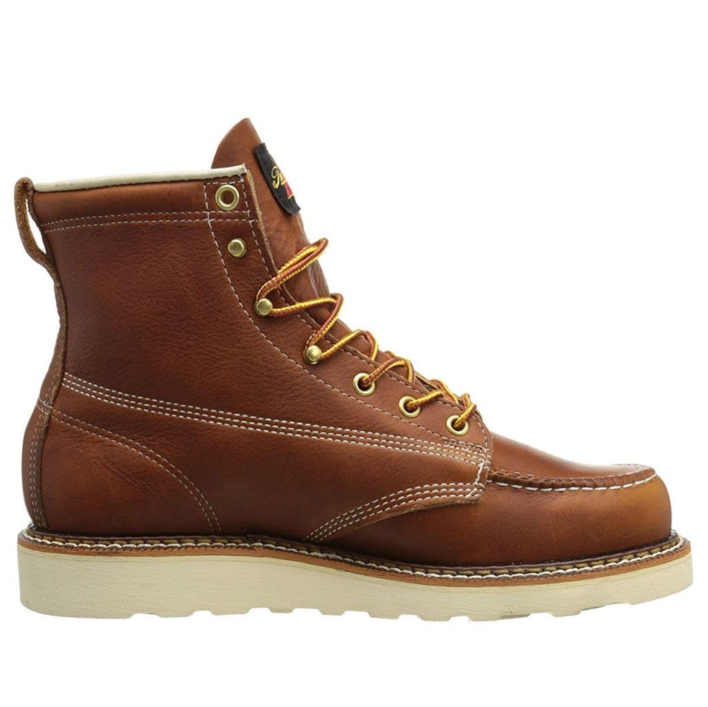 Thorogood Men's 6" Maxwear Wedge American Heritage Tobacco Moc Toe Work Boot - 814 - 4200 - 5D