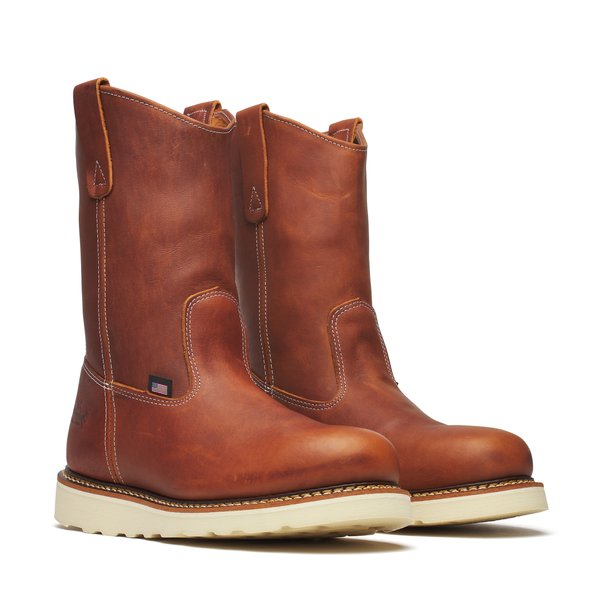 thorogood tobacco boots American Heritage 6" Moc Toe Soft Toe Work Boot (Men) you can trust these boots to keep you comfortable and protected American Heritage Moc Toe |