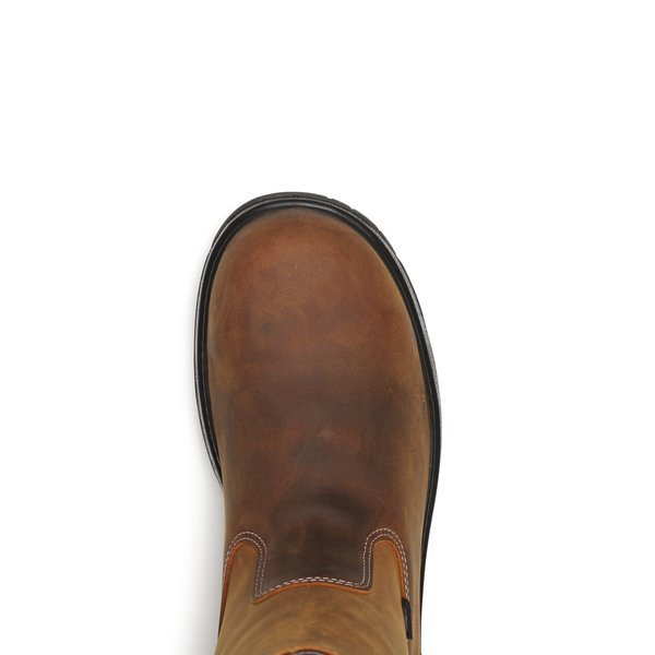 Thorogood Men's 11" Genesis Series Chestnut Waterproof Pull - On Wellington Work Boot - 814 - 4323 - 7EE