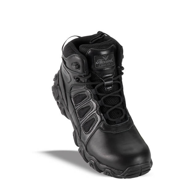 Thorogood Men's 6" Crosstrex Polishable Toe/Side Zip Public Round Safety Waterproof Work Boots - 834 - 6385 - 8M