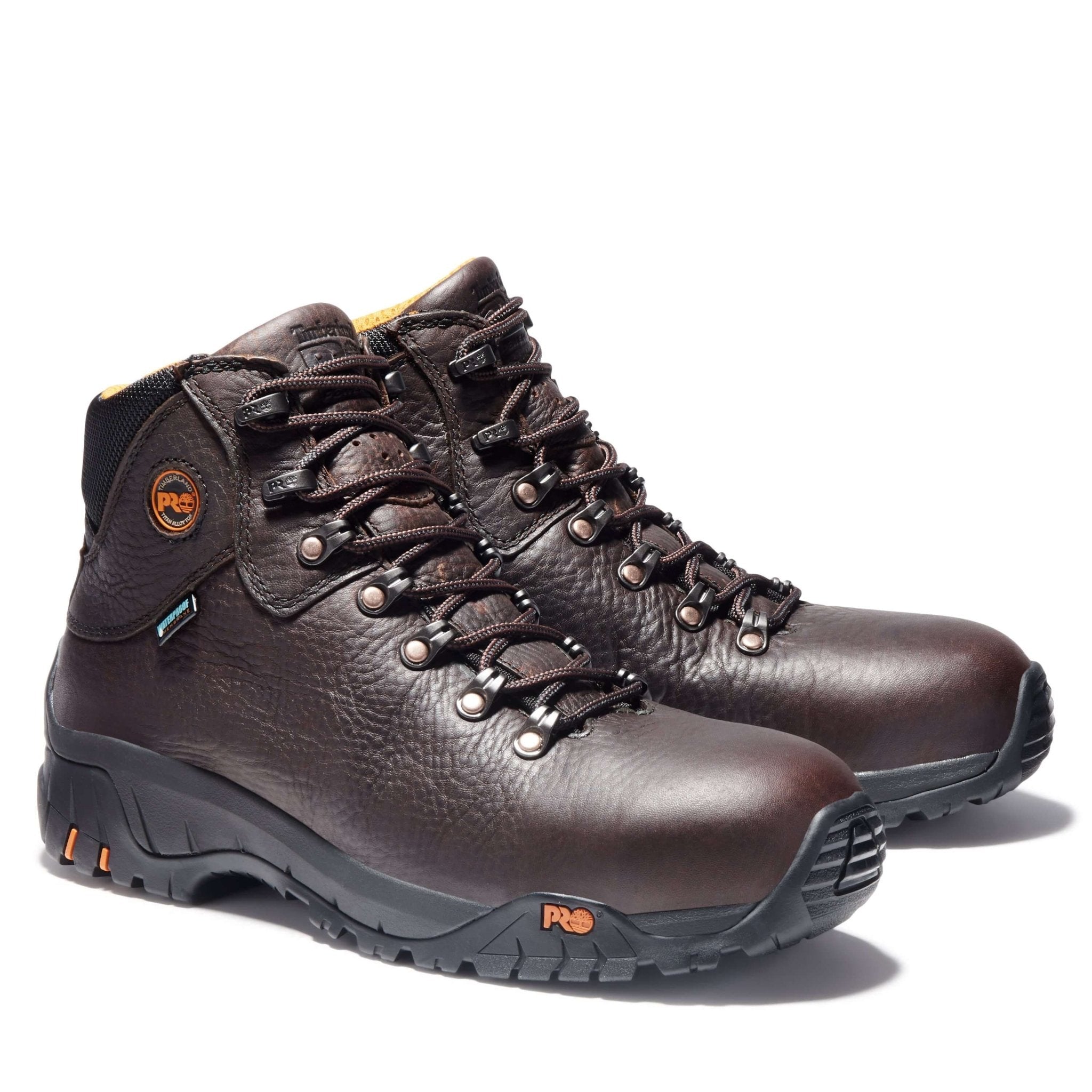 Timberland Pro Men's 5.5" Titan Trekker Alloy Toe Brown Waterproof Work Boot - TB085520 - 7M