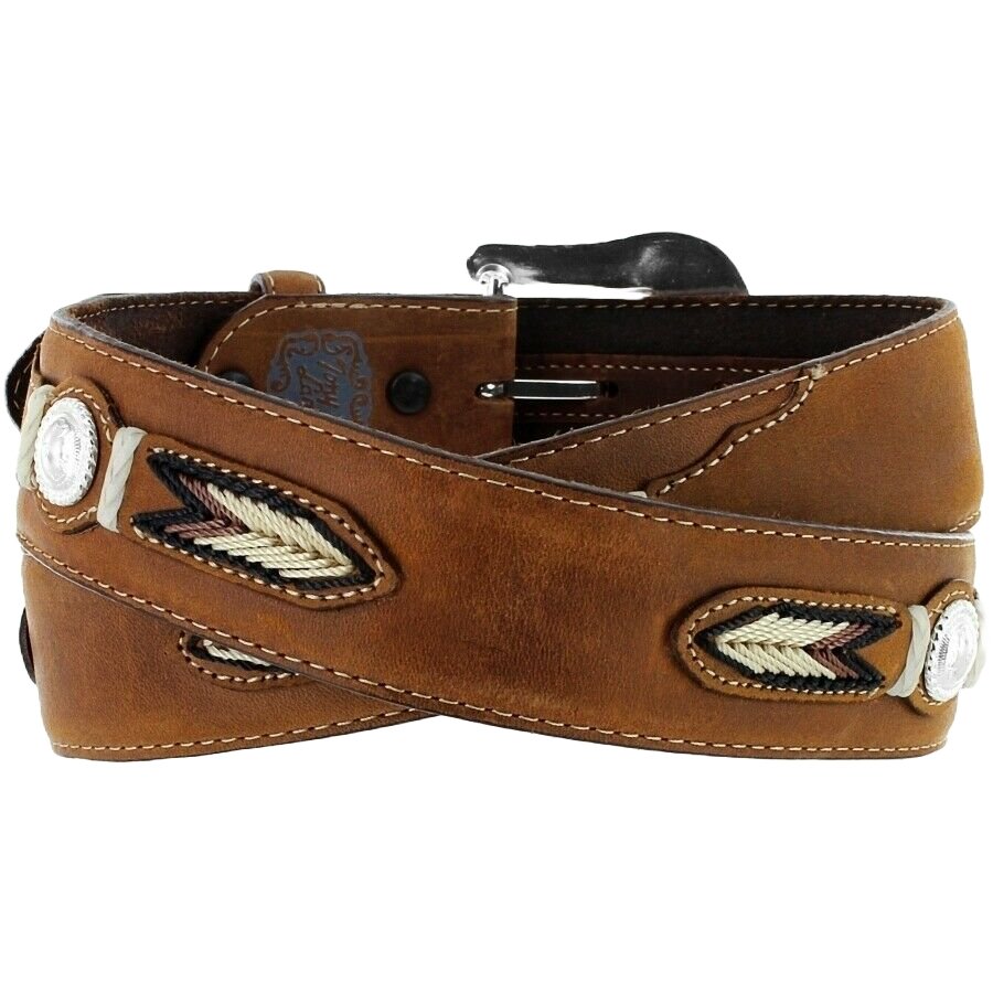 Tony Lama Men's Sierra Madre Black Western Belt - 7719L - 28