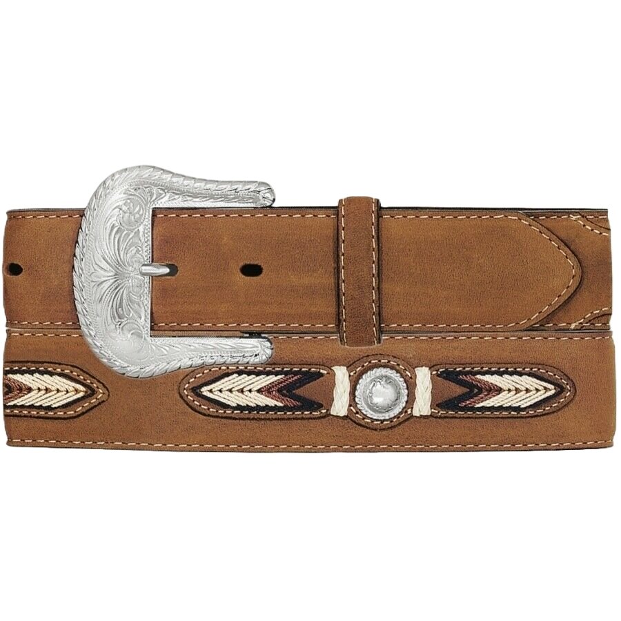 Tony Lama Men's Sierra Madre Black Western Belt - 7719L - 28