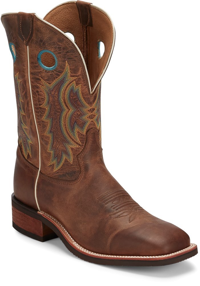 Tony Lama Men's 11" Creedance Square Toe Western Boot - 7973 - 8D