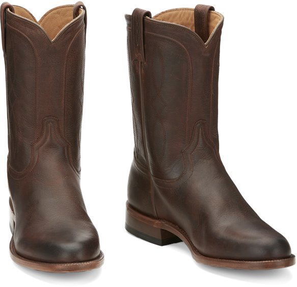 Tony Lama Men's 10" Monterey Brown Round Toe Western Boot - EP3551 - 8D