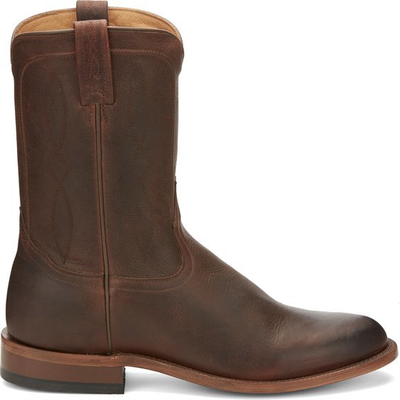 Tony Lama Men's 10" Monterey Brown Round Toe Western Boot - EP3551 - 8D