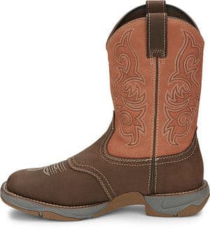 Tony Lama Men's 11" Junction Dusty Wide Square Toe Work Boot - RR3351 - 7D