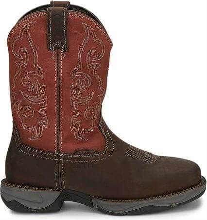 Tony Lama Men's 11" Waterproof Junction Wide Square Steel Toe Work Boot - RR3352 - 7D