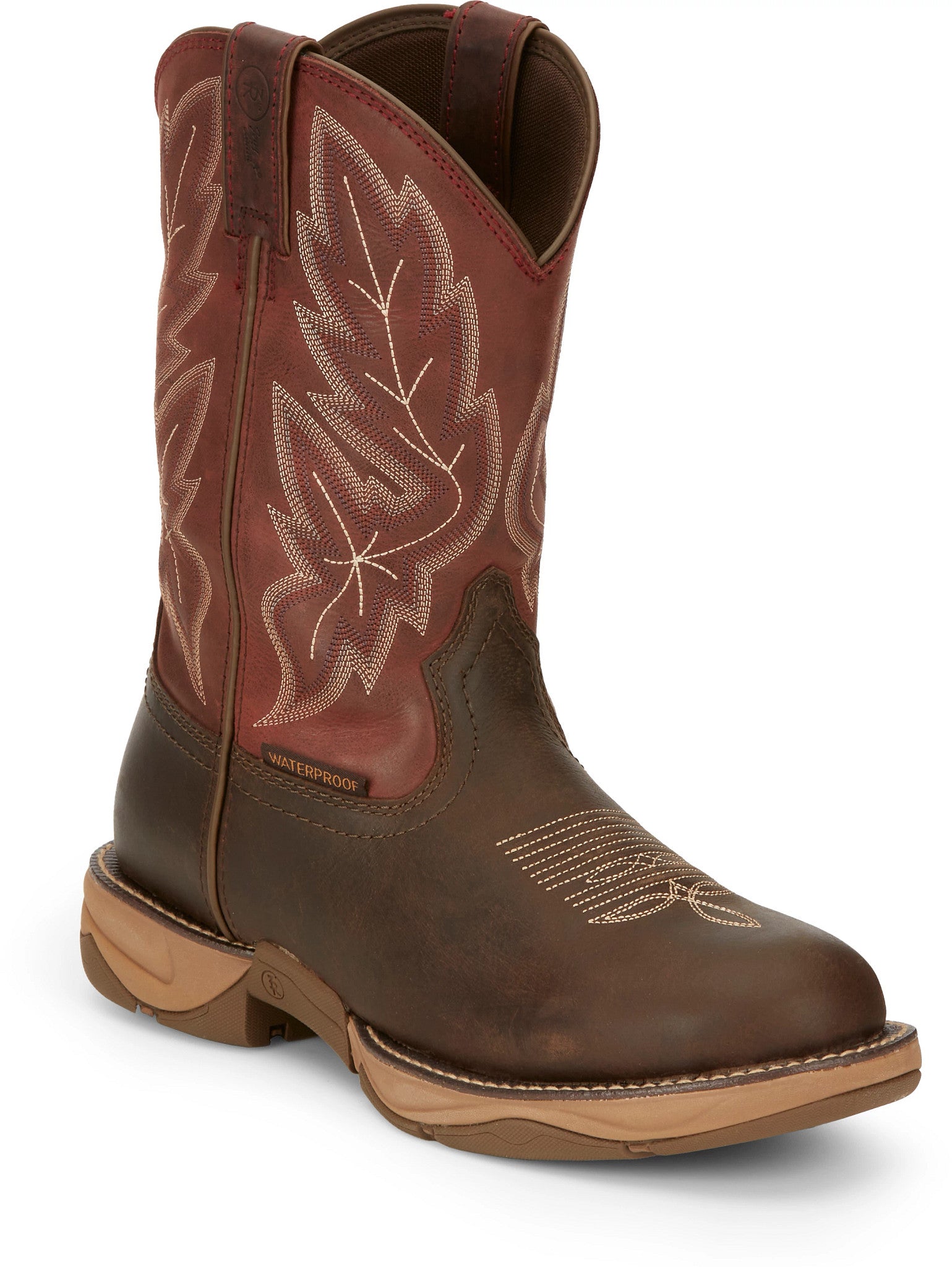 Tony Lama Men's 11" Waterproof Mankato Wide Round Toe Work Boot - RR3362 - 8D