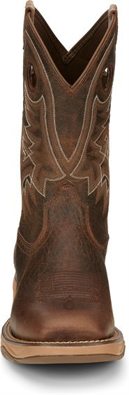 Tony Lama Men's 11" Waterproof Tumbleweed Brown Square Toe Work Boots - RR3364 - 7D