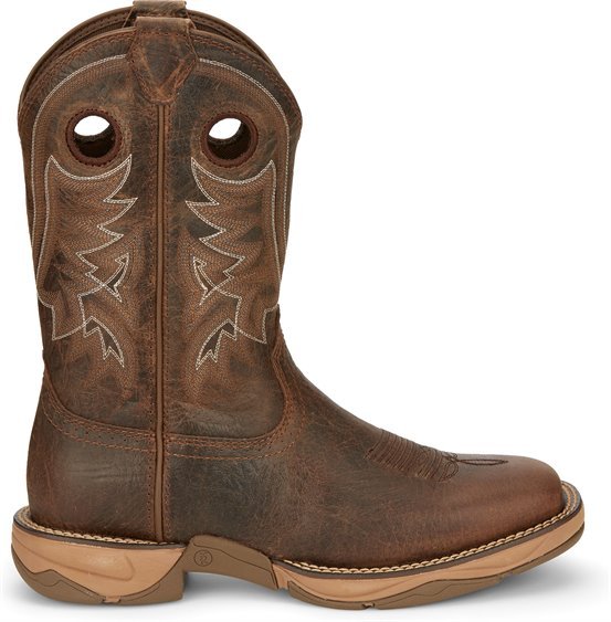 Tony Lama Men's 11" Waterproof Tumbleweed Brown Square Toe Work Boots - RR3364 - 7D