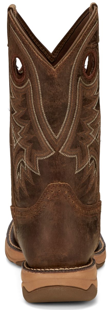 Tony Lama Men's 11" River Tumbleweed Brown Wide Round Toe Work Boots - RR3370 - 7D