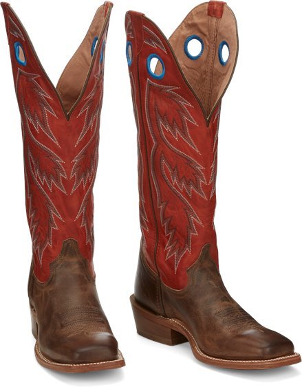 Tony Lama Men's 17" Colburn Buckaroo Wide Square Toe Western Boot - SA2000 - 8D