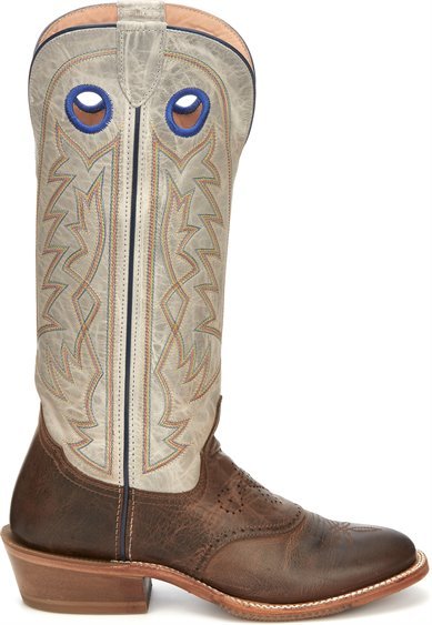 Tony Lama Men's 15" Henley Buckaroo Stout Brown Wide Round Toe Western Boots - SA2002 - 8D