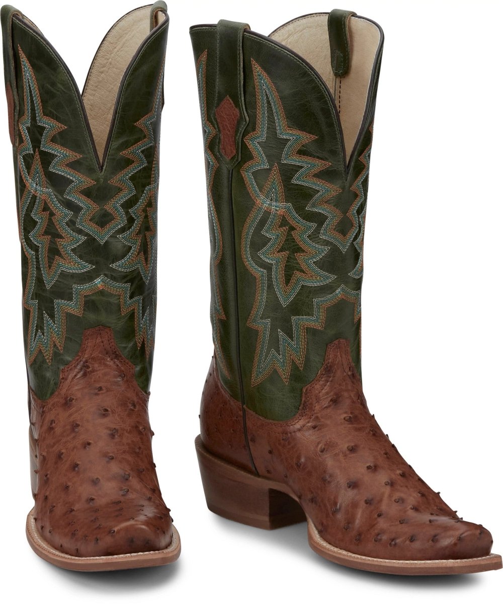 Tony Lama Men's 13" Rylen Full Quill Brandy Western Boot - SA8268 - 8D