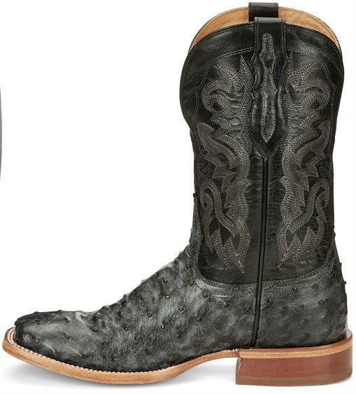 Tony Lama Men's 11" Moore Full Quill Wide Square Toe Western Boot - TL5355 - 8D