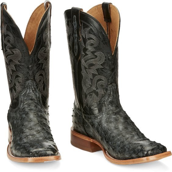 Tony Lama Men's 11" Moore Full Quill Wide Square Toe Western Boot - TL5355 - 8D