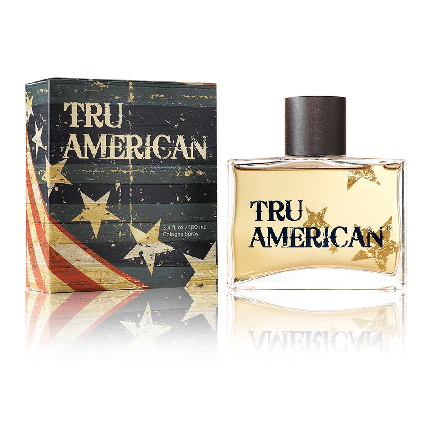 Tru Western Tru American Men's Cologne, 3.4 fl oz (100 ml) - Fresh, Bold, Masculine - 90081