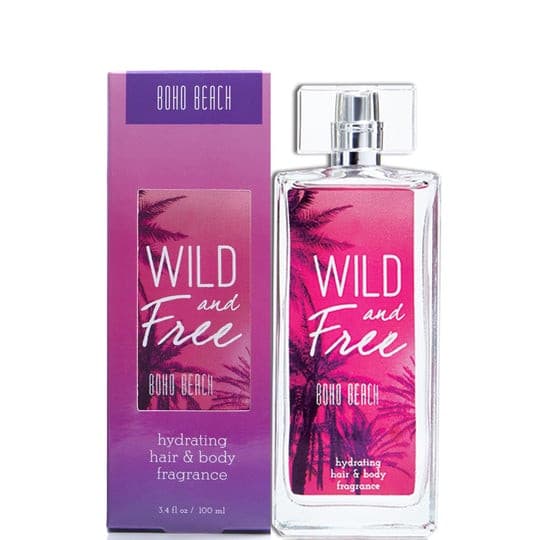 Tru Western Wild and Free Boho Beach Women's Hydrating Hair and Body Fragrance, 3.4 fl oz (100 ml) - Fresh, Creamy, Coconut - 92699