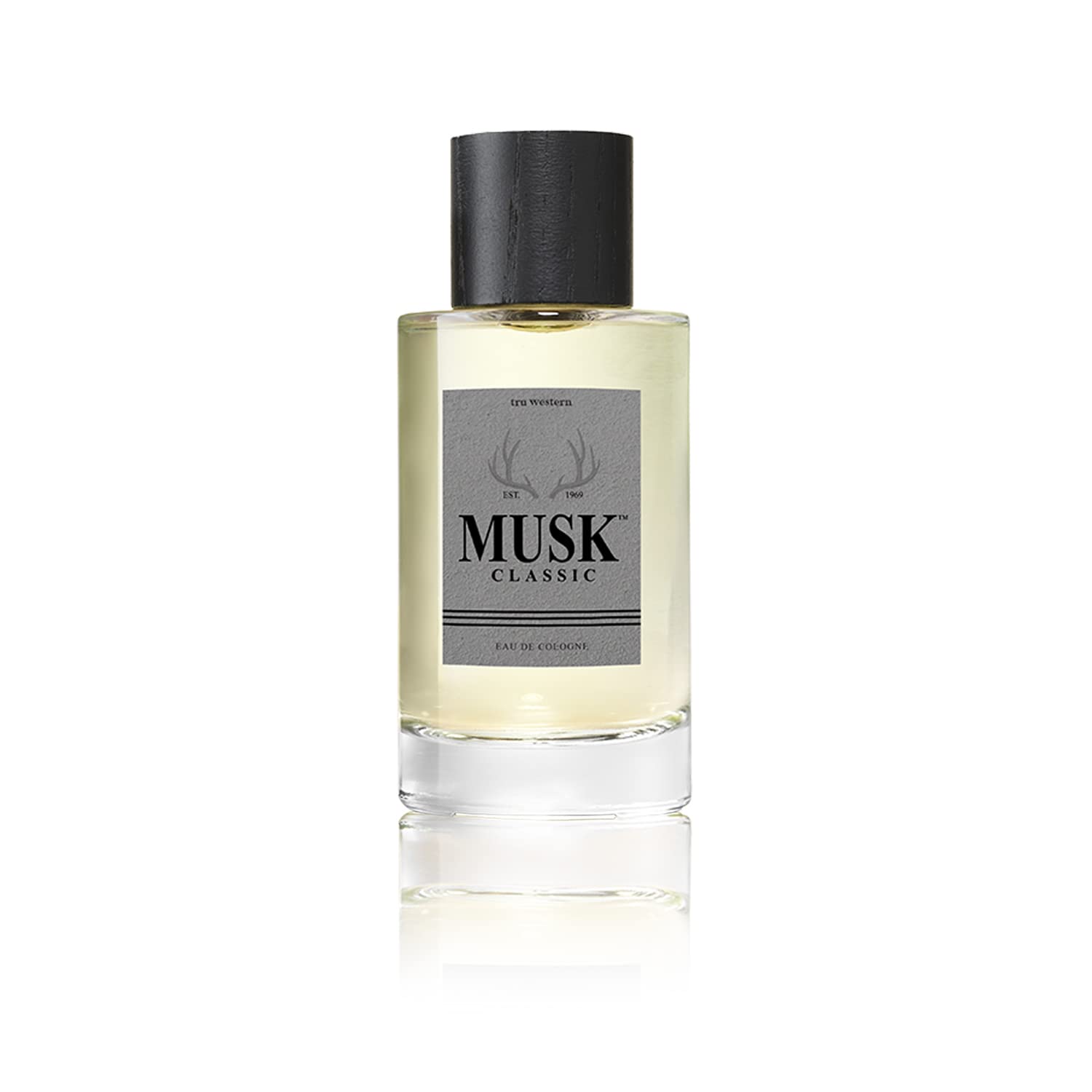 Tru Western Musk Men's Cologne, 3.4 fl oz (100 ml) - Fresh, Adventurous, Timeless - 95124