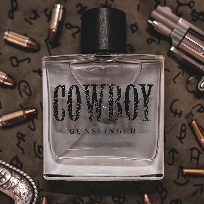 Tru Western Cowboy Gunslinger Men's Cologne, 3.4 fl oz (100 ml) - Warm, Fresh, Bold - 95194