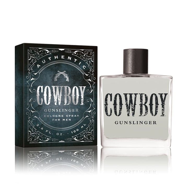 Tru Western Cowboy Gunslinger Men's Cologne, 3.4 fl oz (100 ml) - Warm, Fresh, Bold - 95194