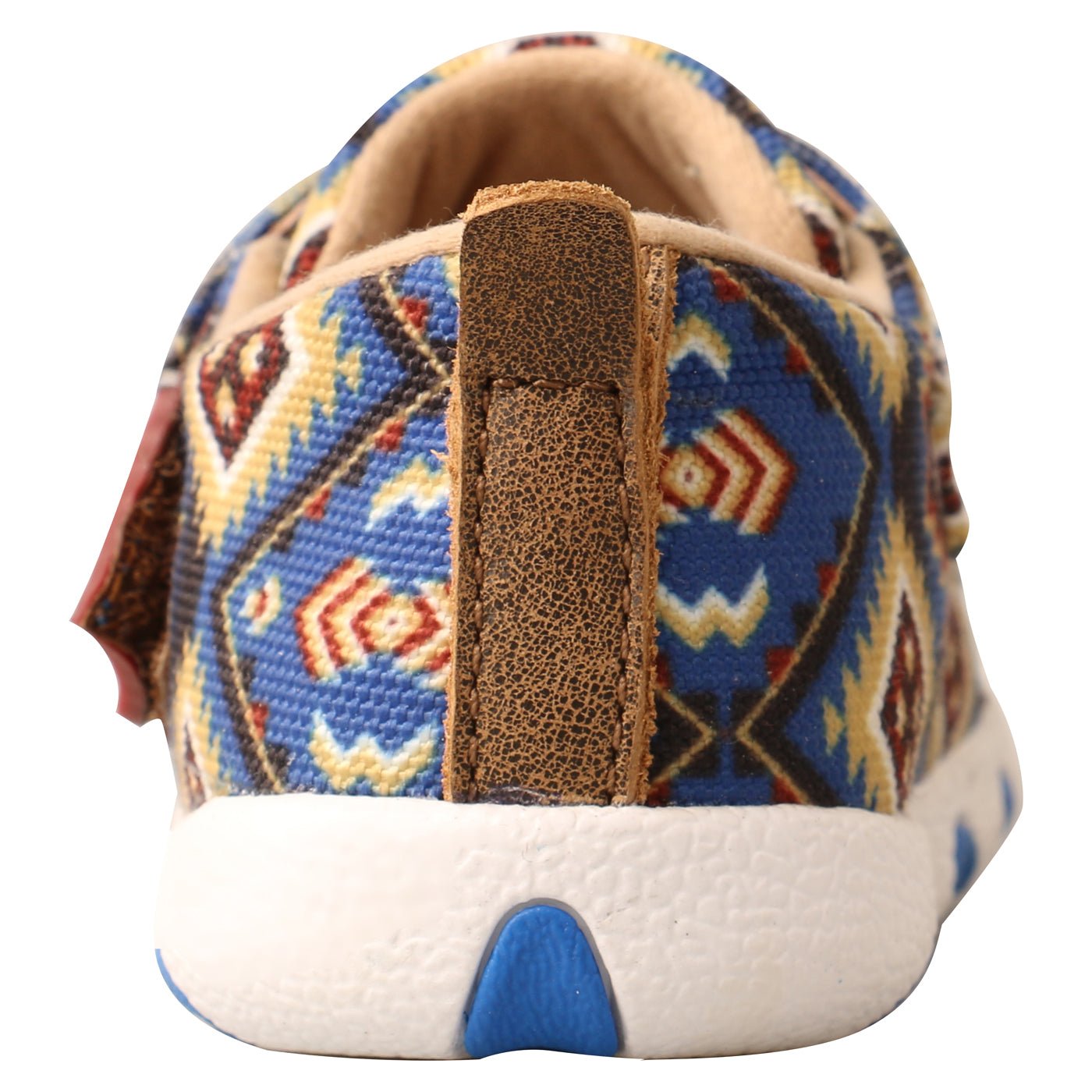 Twisted X Infant Blue Multi Aztec Driving Moc Shoes - ICA0019 - 2