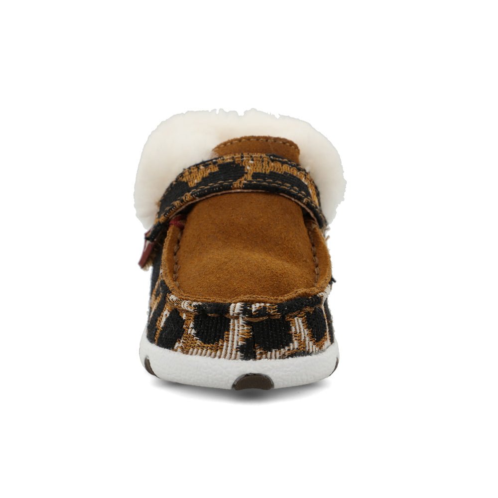 Twisted X Infant Tan & Cheetah Driving Moc Boots - ICA0025 - 2M