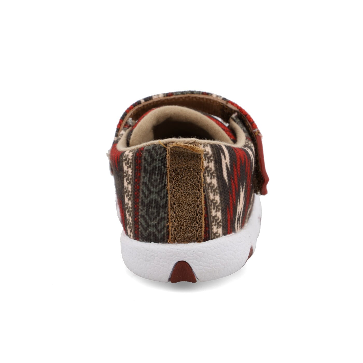 Twisted X Infant Hooey Loper Red Multicolor Aztec Driving Moc Shoes - IHYC001 - 2