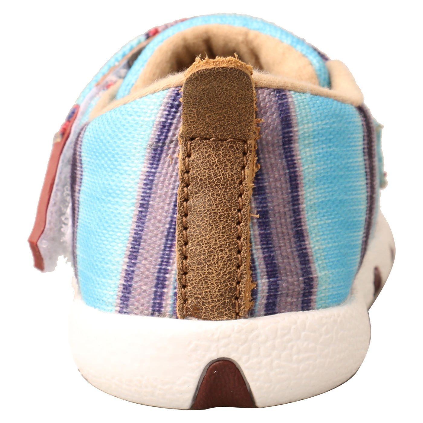 Twisted X Infant Hooey Loper Serape Blue Multicolor Driving Moc Shoes - IHYC003 - 2