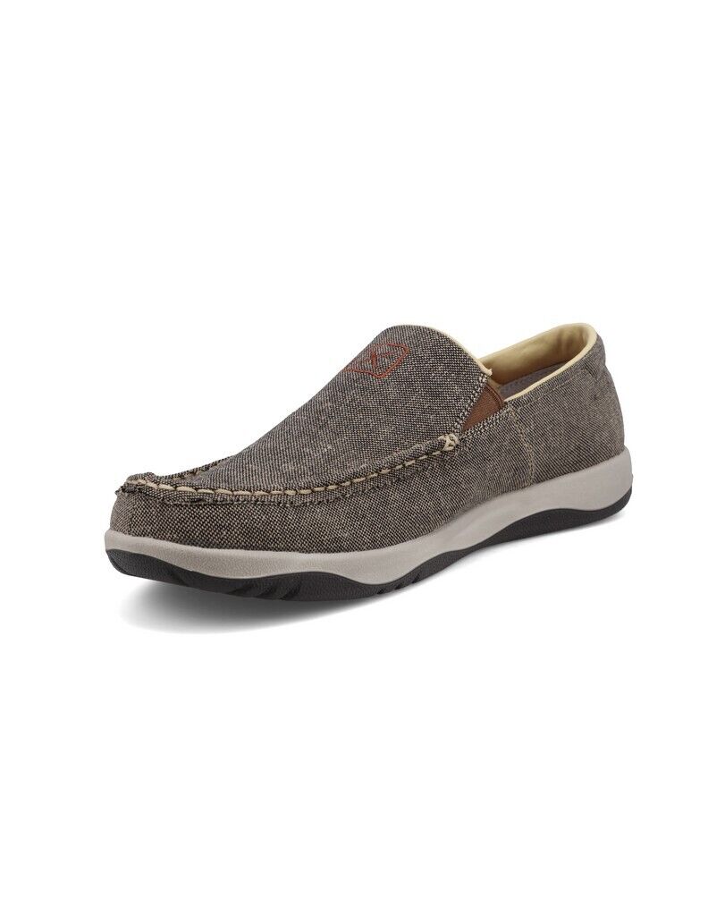 Twisted X Men's Grey Slip-On Casual Shoe - MCP0001-7M