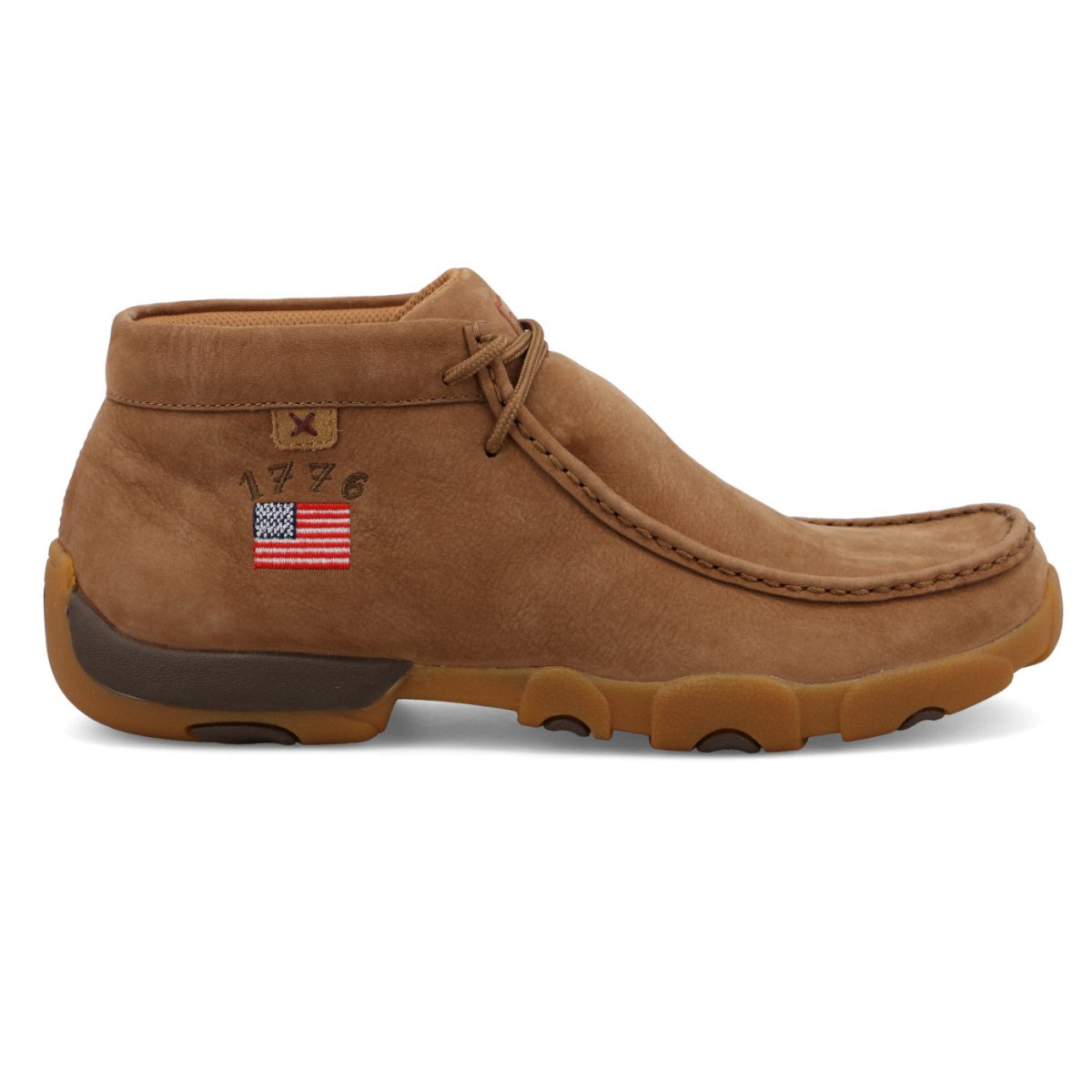 Twisted X Men's Chukka Driving Moc - Camel & American Flag - MDM0110-7M