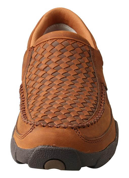 Twisted X Men's Oiled Saddle Slip - On Driving Moc - MDMS017 - 7M