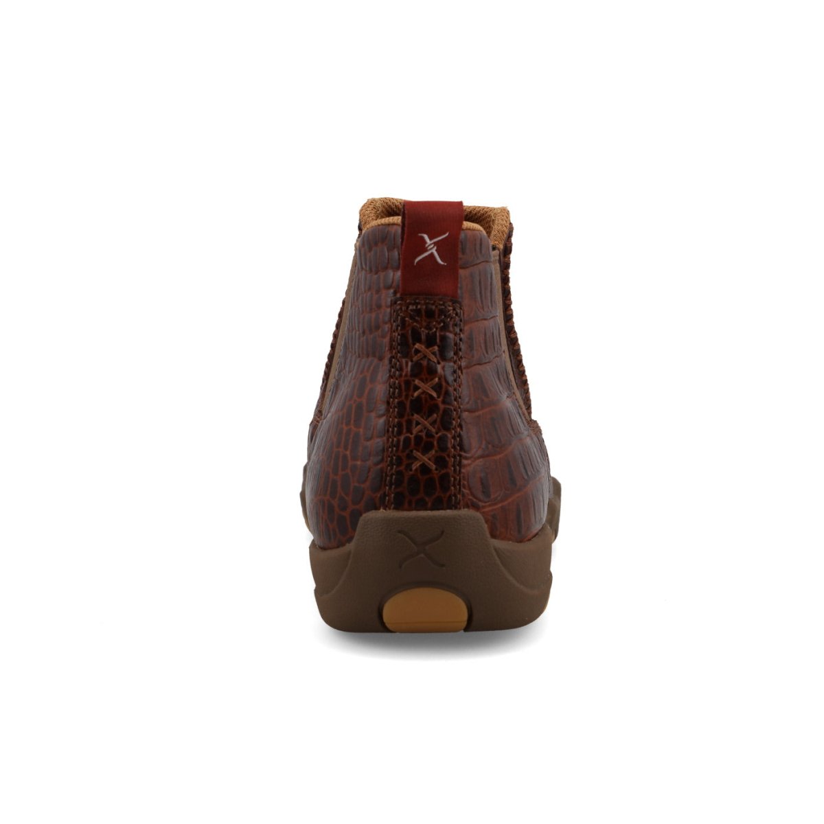 Twisted X Men's 6" Chelsea UltraLite X Driving Moc - Brown Caiman Print - MDMU010-7M