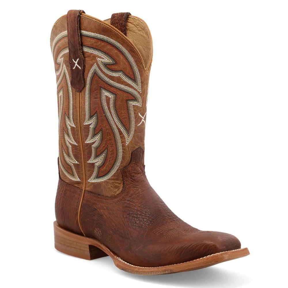 Twisted X Men's 12" Rancher Nutmeg & Peanut Western Boots - MRAL024 - 7D