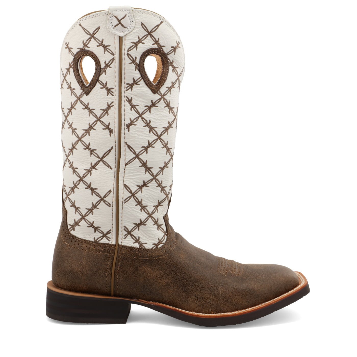 Twisted X Men's 14" Ruff Stock Square Toe Western Boot - MRS0056 - 7D