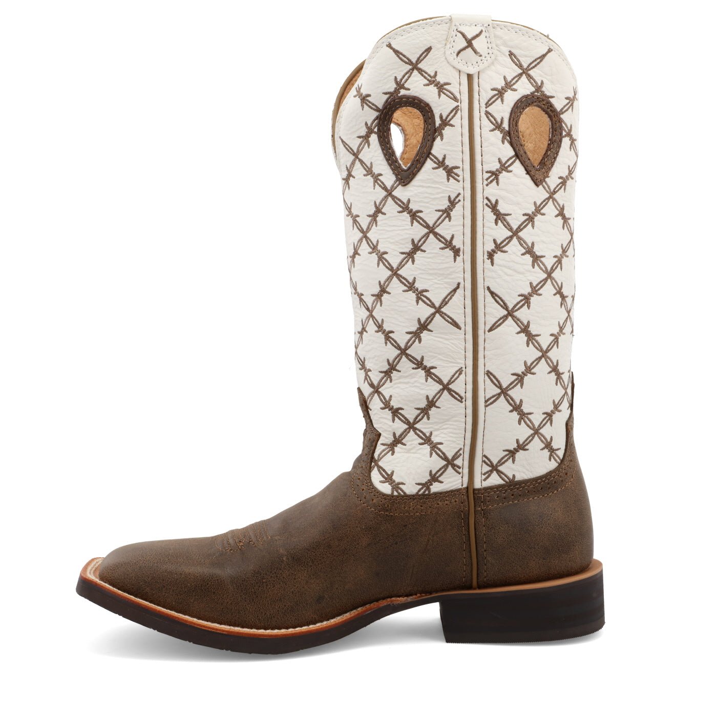 Twisted X Men's 14" Ruff Stock Square Toe Western Boot - MRS0056 - 7D