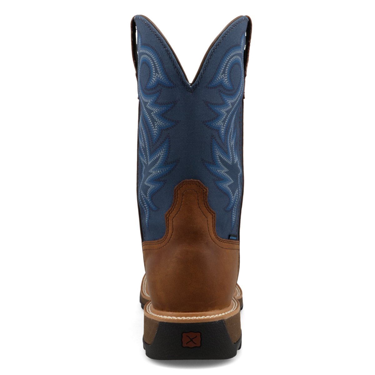 Twisted X Men's 11" Rustic Brown & Niagara UltraLite X Work Boot - MUNW001-7D