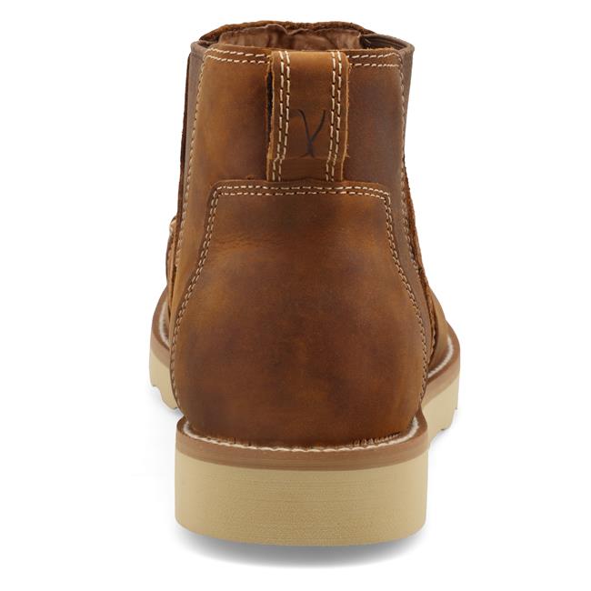 Twisted X Men's 6" Rawhide Work Chelsea Wedge Sole Boot - MWWNW01-7M