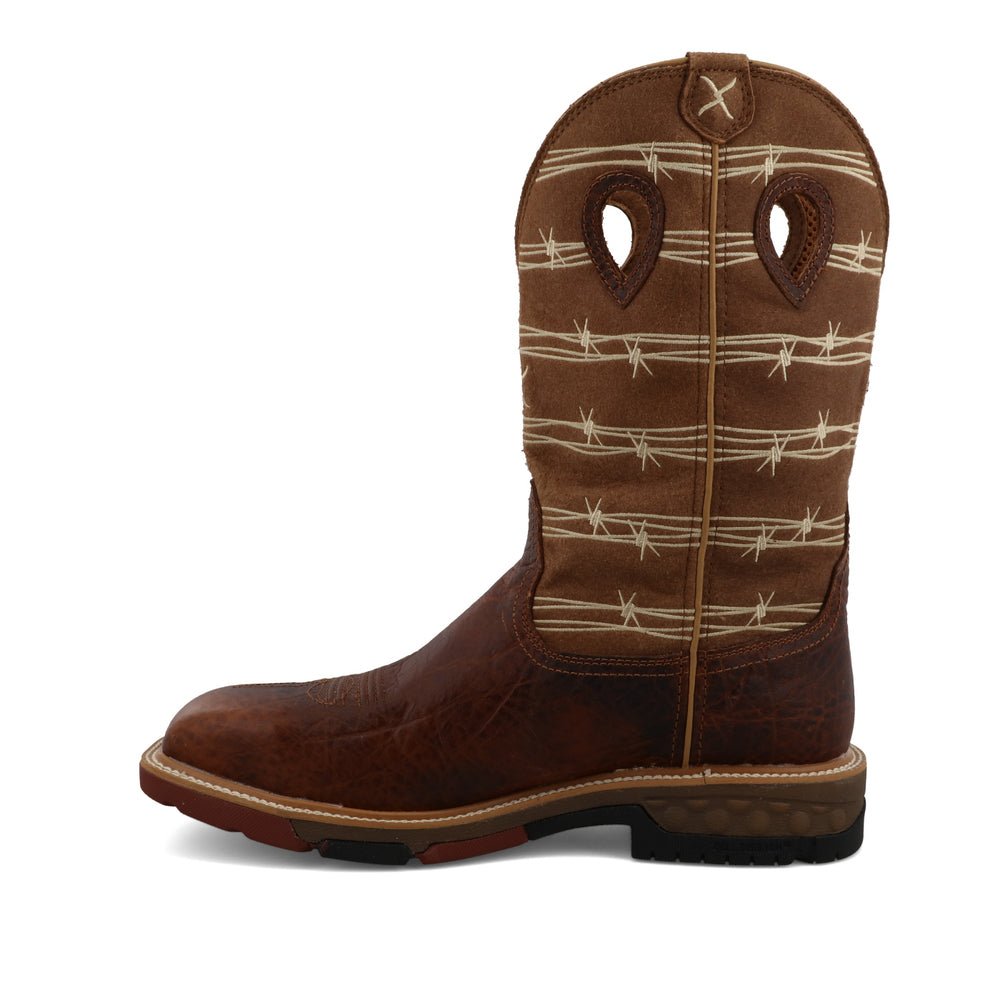 Twisted X Men's 12" Brown Western Work Boot - MXBAW05-7B