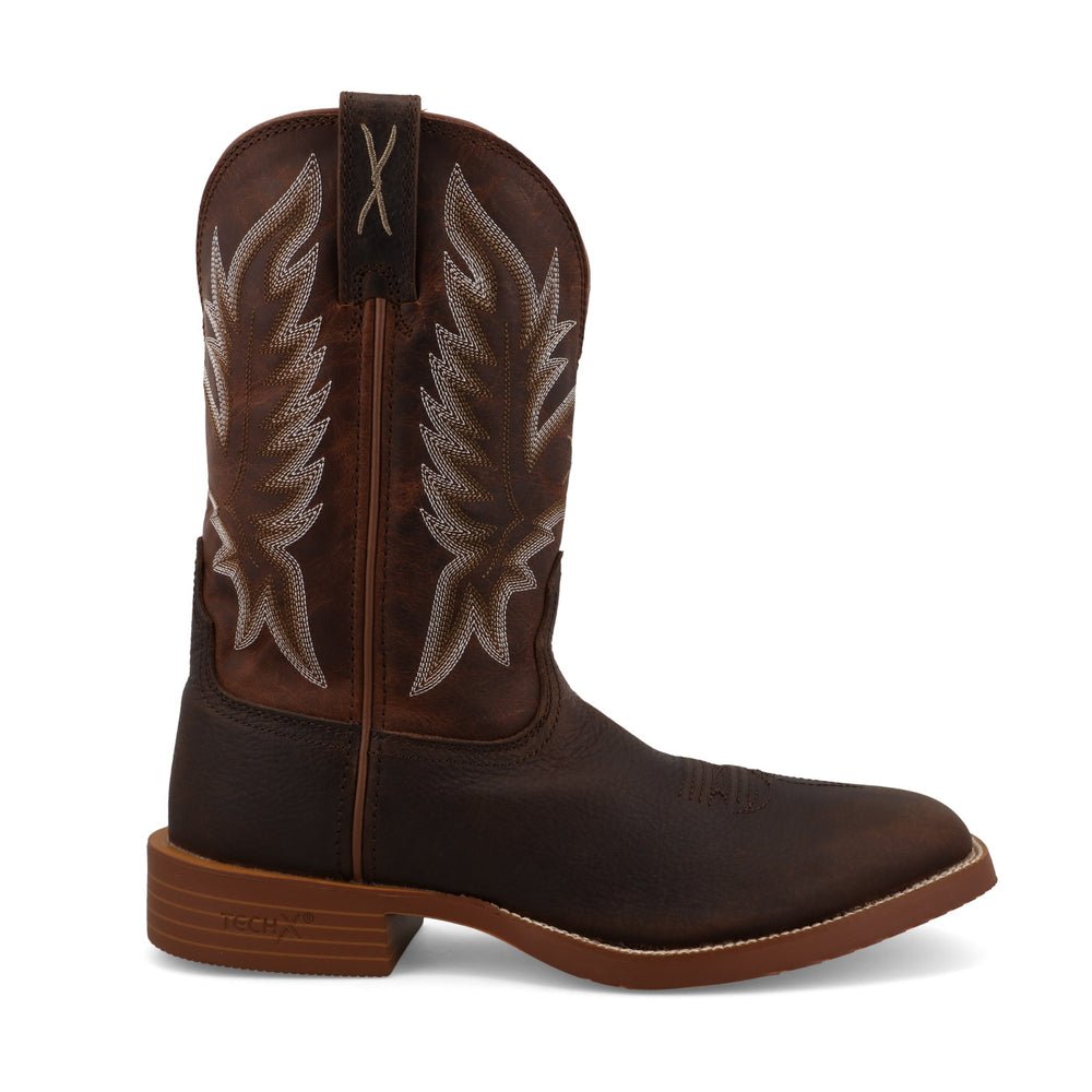 Twisted X Men's 11" Tobacco Tech X Western Boot - MXTR013 - 7D