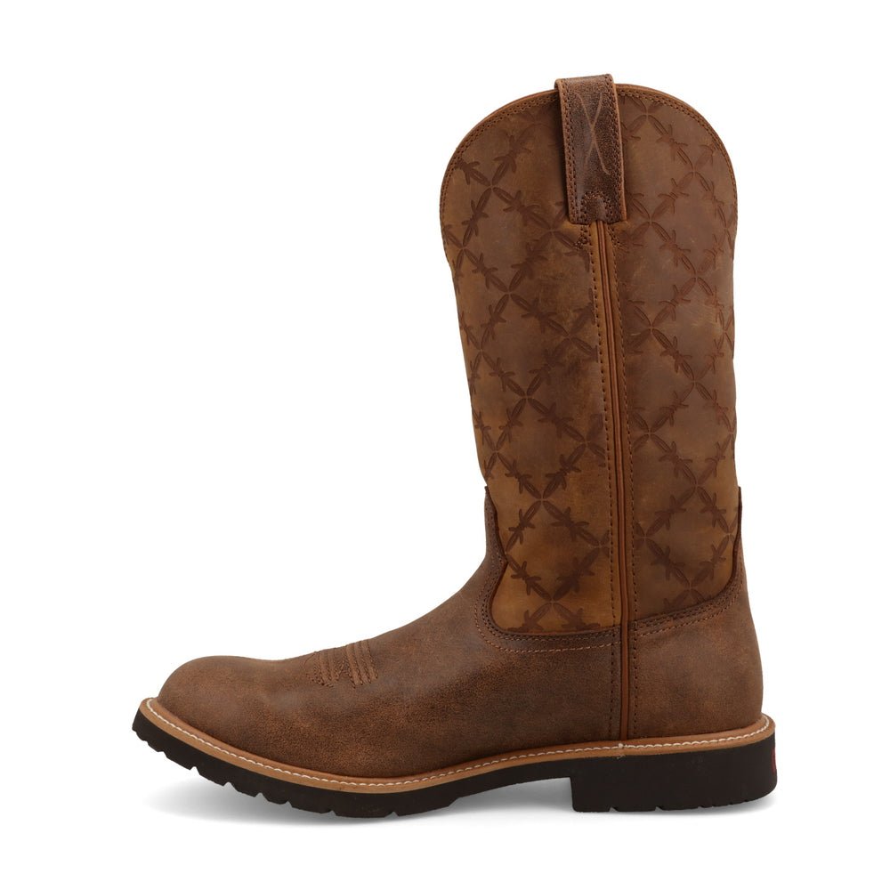 Twisted X Men's 12" Tech X Brown & Squash Western Boot - MXTR015 - 7D