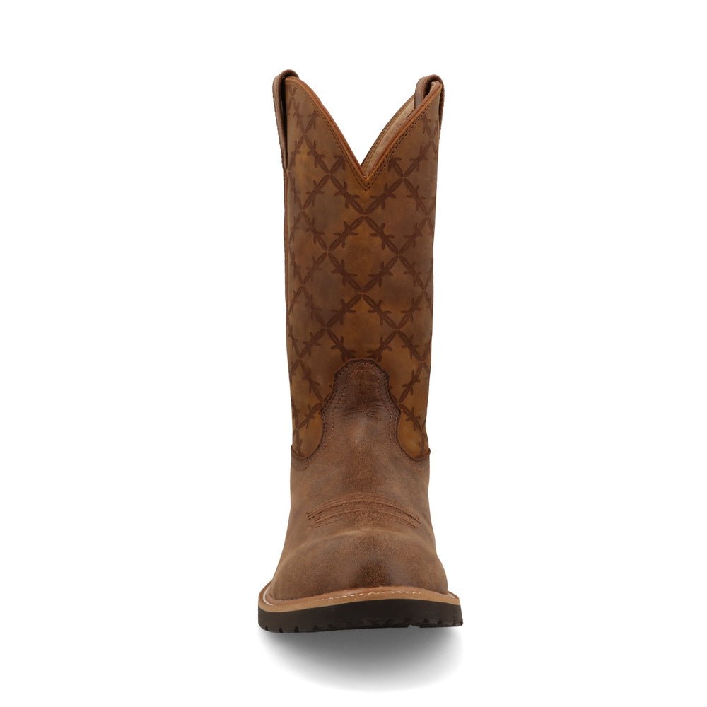 Twisted X Men's 12" Tech X Brown & Squash Western Boot - MXTR015 - 7D