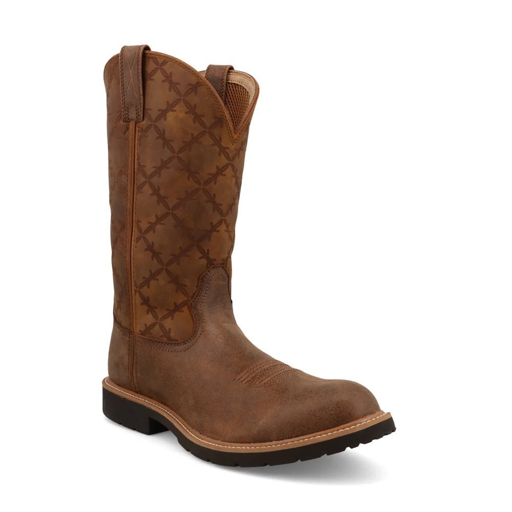 Twisted X Men's 12" Tech X Brown & Squash Western Boot - MXTR015 - 7D