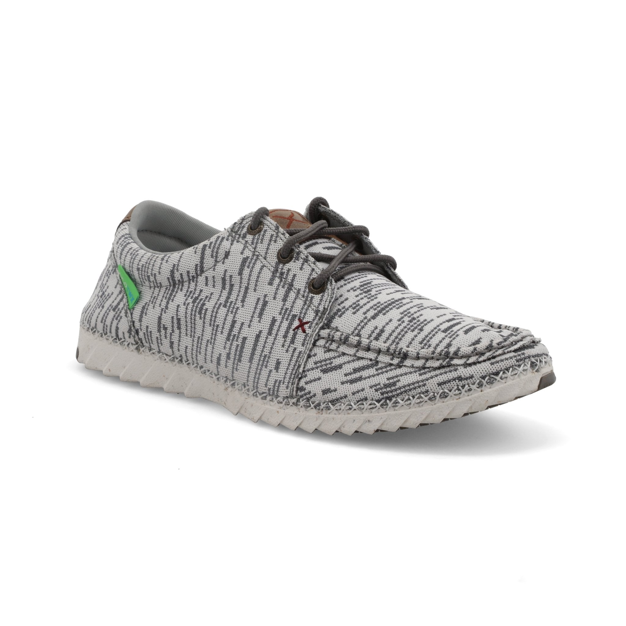 Twisted X Men's Zero-X White & Grey Lace Up Moc Toe Casual Shoe