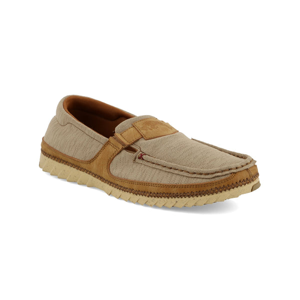 Twisted X Men's Zero-X Khaki & Golden Honey Lace Up Moc Toe Casual