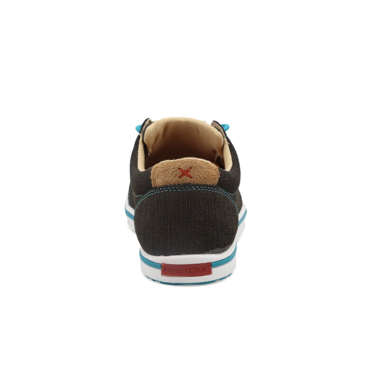 Twisted X Women's KICKS Charcoal & Turquoise - WCA0029-5.5M