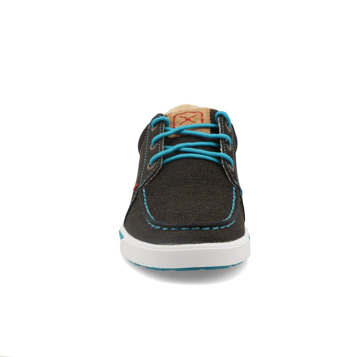 Twisted X Women's KICKS Charcoal & Turquoise - WCA0029-5.5M